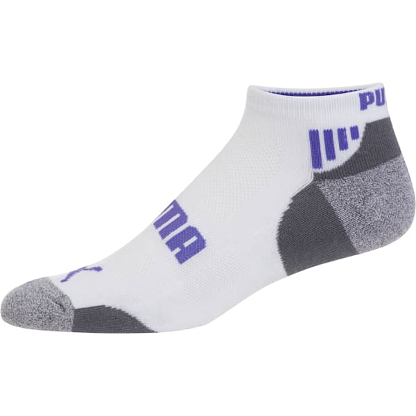 Men’s Low Cut Socks (6 Pack), grey-white-black-toreador-blue depths, extralarge