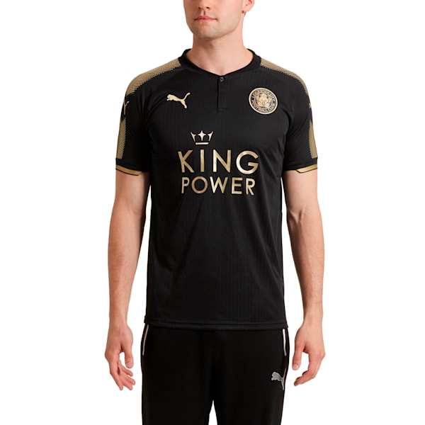 Black leicester city shirt