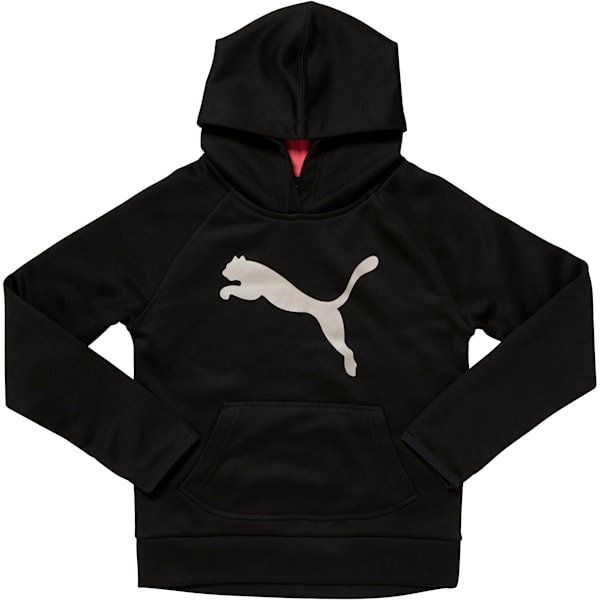 Girls black puma hoodie on sale
