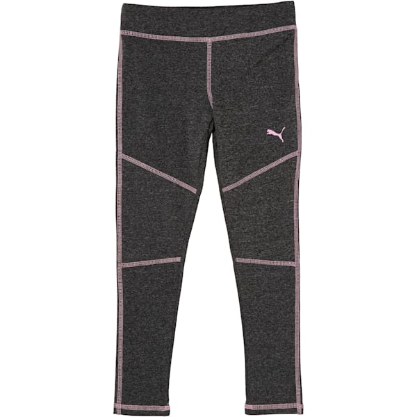 Little Kids' Stretch Poly Leggings, Ebony Black, extralarge