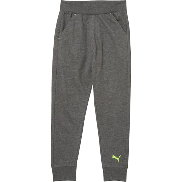 Boys' Joggers JR, CHARCOAL HEATHER, extralarge