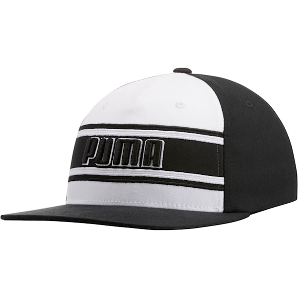 STAGE DIVE FLATBILL FLEXFIT Hat, BLACK/WHITE, extralarge