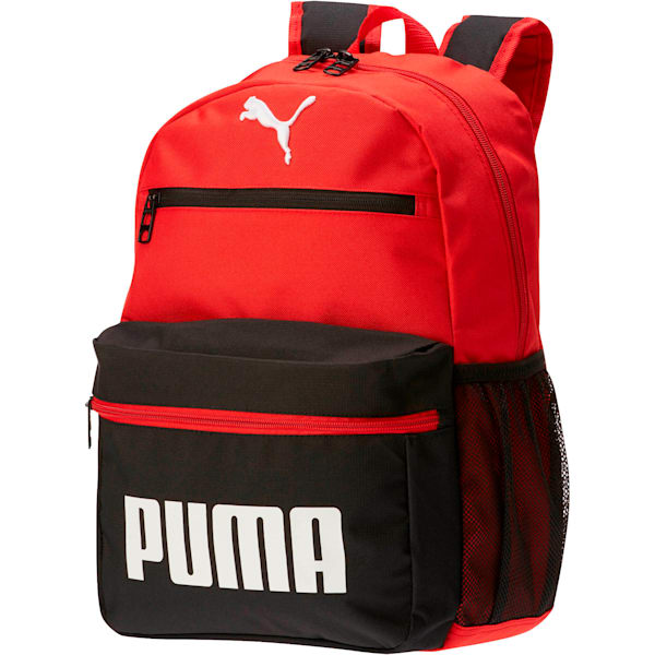Meridian Kids' Backpack, Blk/Red, extralarge