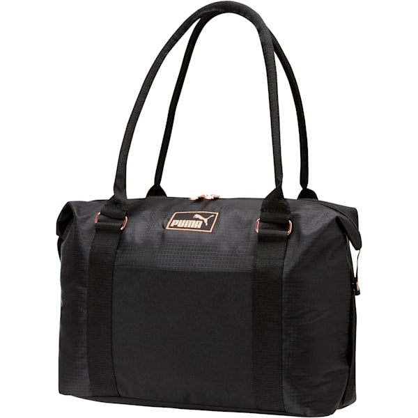 Jane Duffle Bag, BLACK/GOLD, extralarge