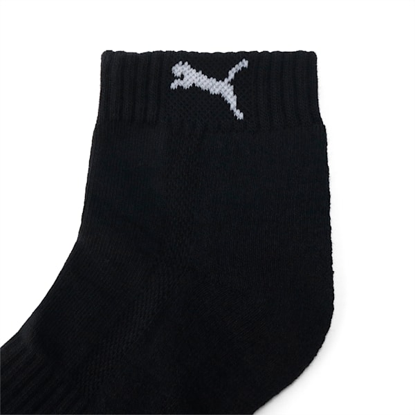 ユニセックス プーマ クォーター クッション ソックス 靴下 3枚組, black, extralarge-JPN
