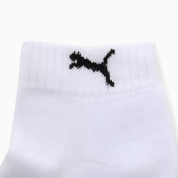 ユニセックス PUMA クォーター クッション ソックス 3足セット, white, extralarge-JPN