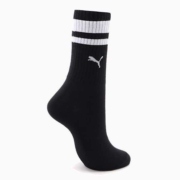 ユニセックス プーマ ペア ファッション ソックス 1足, black, extralarge-JPN