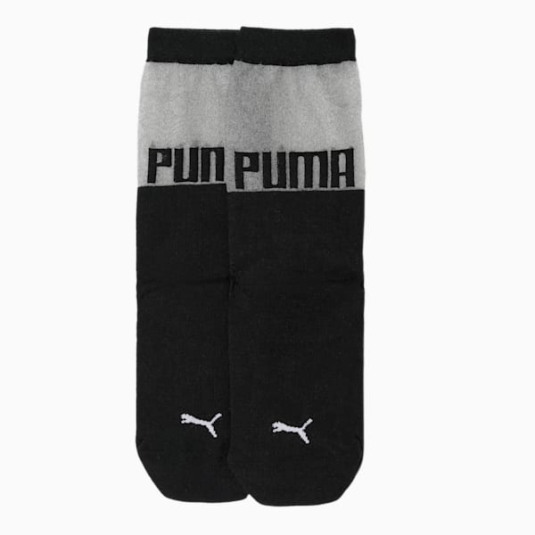 SG x PUMA Transparent Top Crew Socks Pack of 1, black, extralarge-IND