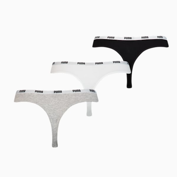 String Women (3-Pack), white / grey / black, extralarge
