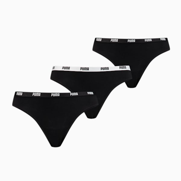 PUMA Women's String 3 Pack, black, extralarge-GBR