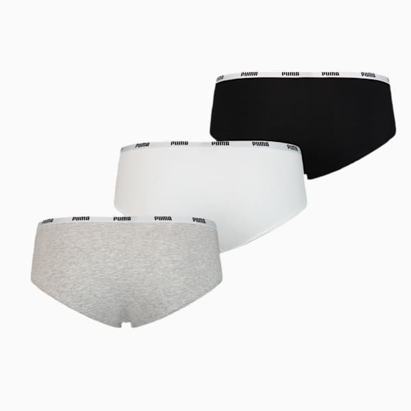 Hipster Underwear Women (3-Pack), white / grey / black, extralarge