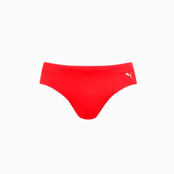 PUMA Swim Classic Men's Swimming Brief, red, extralarge