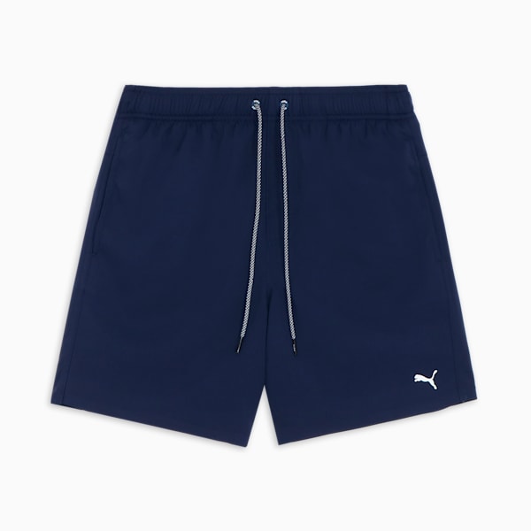 メンズ ミディアム レングス スイム ショーツ, navy, extralarge-JPN