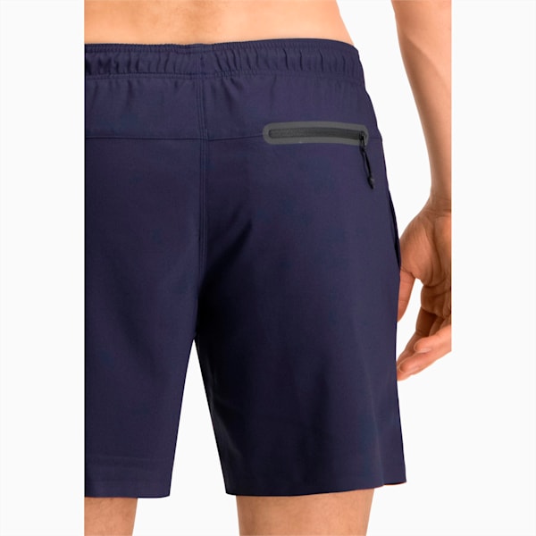 メンズ ミディアム レングス スイム ショーツ, navy, extralarge-JPN