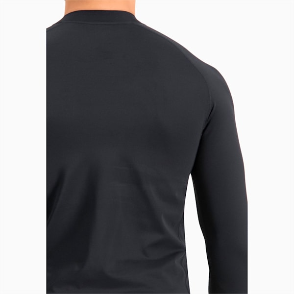 PUMA Swim Men's Long Sleeve Rash Guard, black, extralarge-GBR
