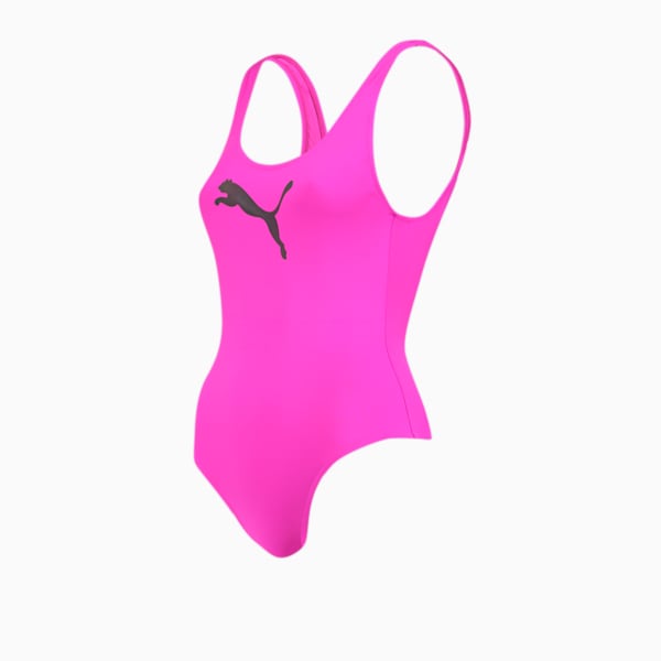 PUMA Swim Women's 1 Piece Swimsuit, orchid pink, extralarge-GBR