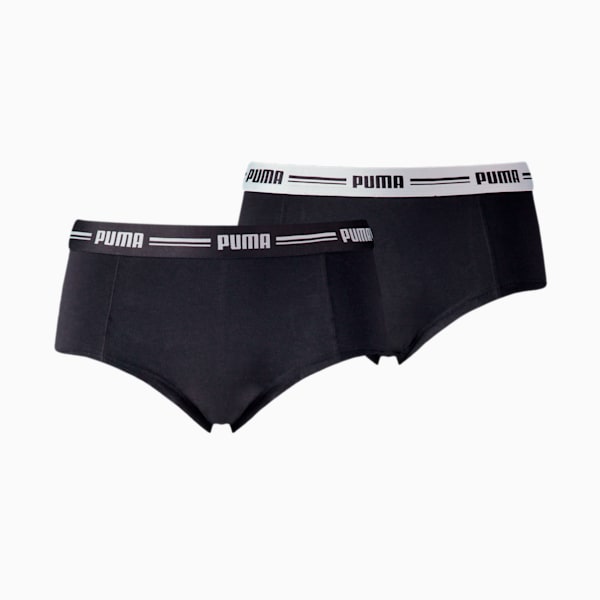 PUMA Women's Mini Short 2 Pack, black, extralarge-GBR