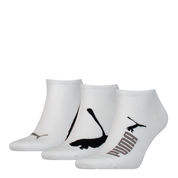 Calcetines Puma unisex Short Crew 3 pares blanco