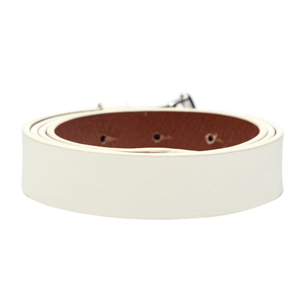 Skinny Pop Fitted Women's Golf Belt, white 3, extralarge-IND