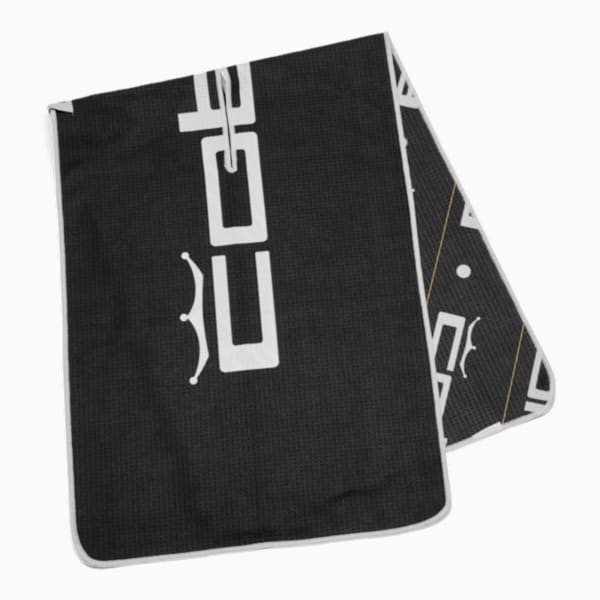 Cobra Microfibre Tour Golf Towel, Black, extralarge-IND