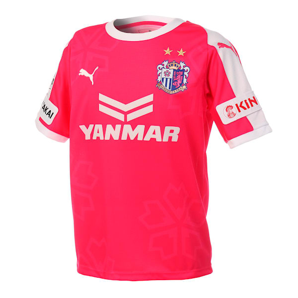 キッズ セレッソ ジュニア レプリカ ホーム SSシャツ, c.pink, extralarge-JPN
