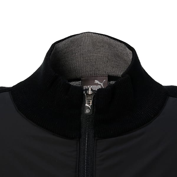 ゴルフ フルジップ セーター, black, extralarge-JPN