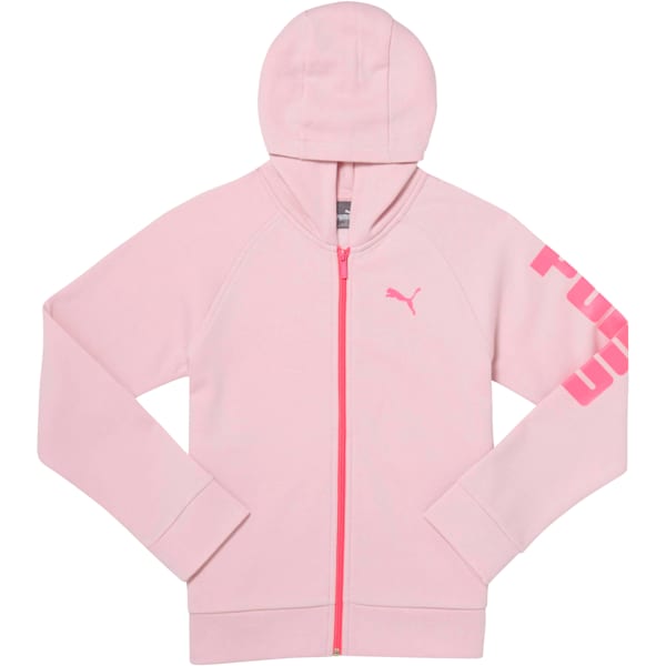 Girls' Fleece Hoodie JR, WINSOME ORCHID, extralarge