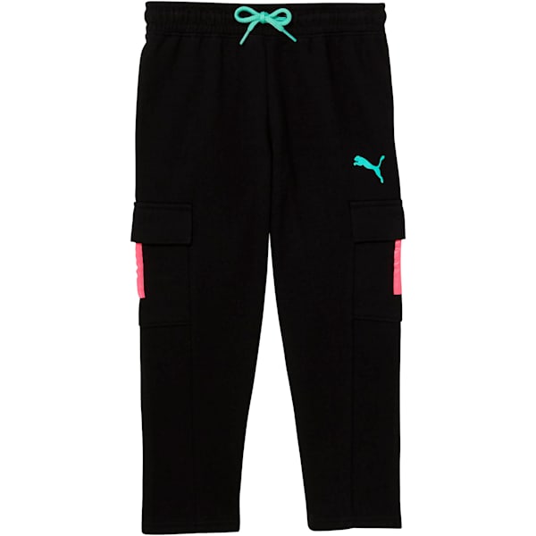 Little Kids' Cargo Pants, PUMA BLACK, extralarge