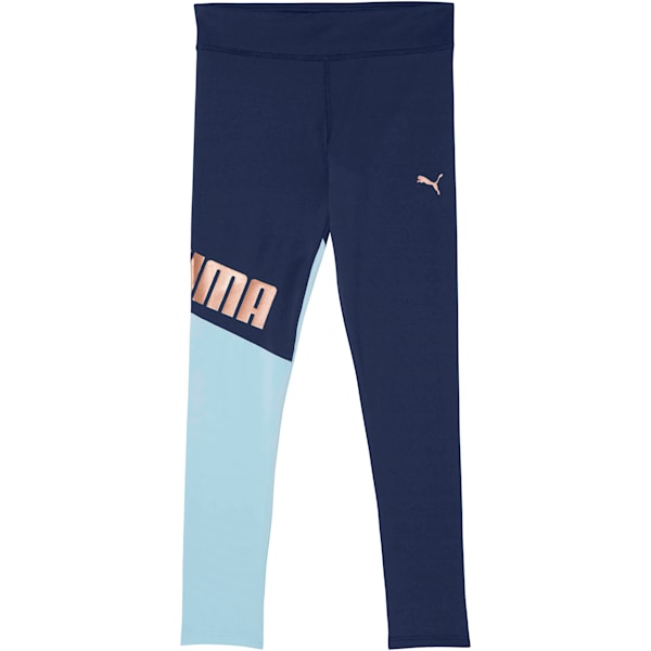 Girls Retro Sport Leggings JR, PEACOAT, extralarge