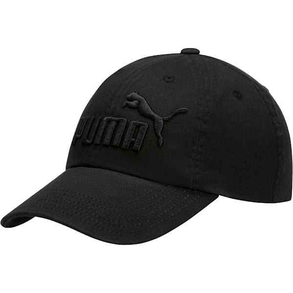 PUMA #1 Relaxed Fit Adjustable Hat, Black, extralarge
