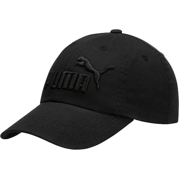 Casquette ajustable à coupe décontractée PUMA #1, Black, extralarge