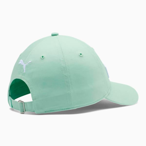 PUMA #1 Relaxed Fit Adjustable Hat, Light Pastel Green, extralarge