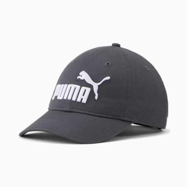 PUMA #1 Relaxed Fit Adjustable Hat, Grey/White, extralarge
