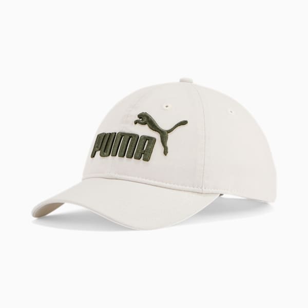 PUMA #1 Relaxed Fit Adjustable Hat, Grey/Green, extralarge