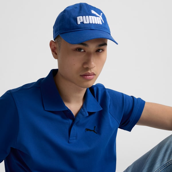 PUMA #1 Relaxed Fit Adjustable Hat, BRIGHT BLUE, extralarge