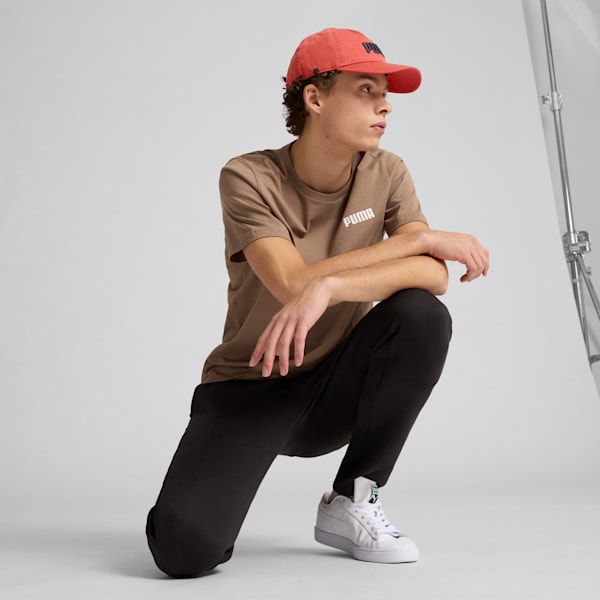 PUMA #1 Relaxed Fit Adjustable Hat, DARK RED, extralarge
