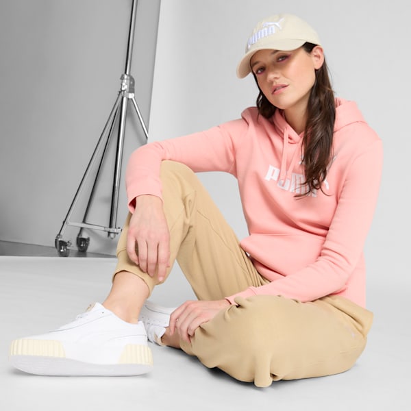 PUMA #1 Relaxed Fit Adjustable Hat, WHITE/NUDE, extralarge