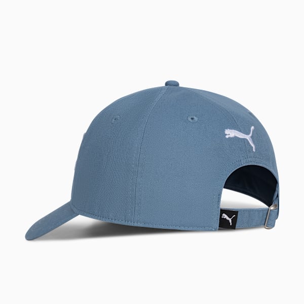 PUMA #1 Relaxed Fit Adjustable Hat, WHITE/LIGHT BLUE, extralarge