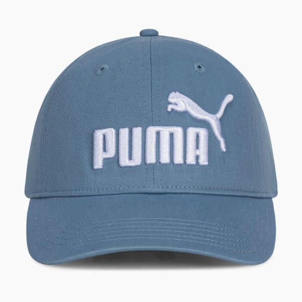 PUMA #1 Relaxed Fit Adjustable Hat, WHITE/LIGHT BLUE, extralarge