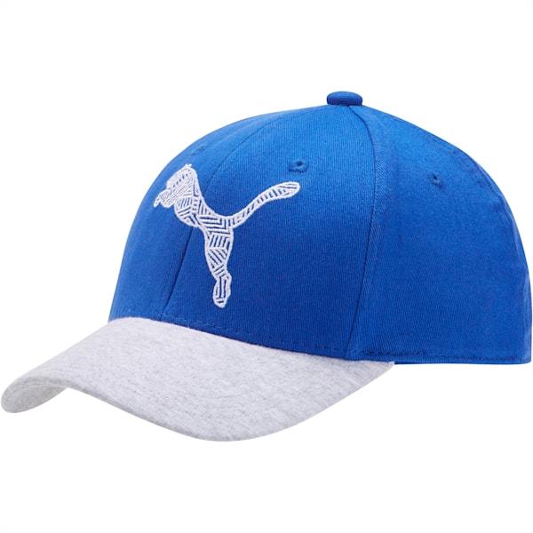 The Podium Adjustable Cap, BLUE / GREY, extralarge