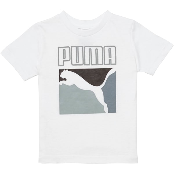 Toddler Graphic Tee, PUMA WHITE, extralarge