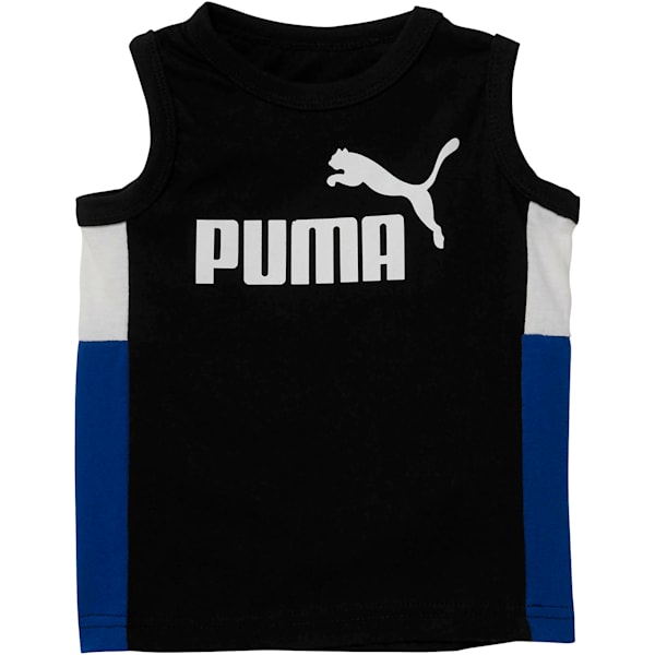 Toddler Colorblock Muscle Tank, PUMA BLACK, extralarge