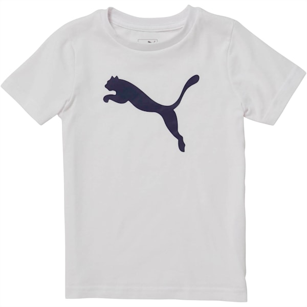 Toddler Cotton Jersey Heather Tee, PUMA WHITE, extralarge