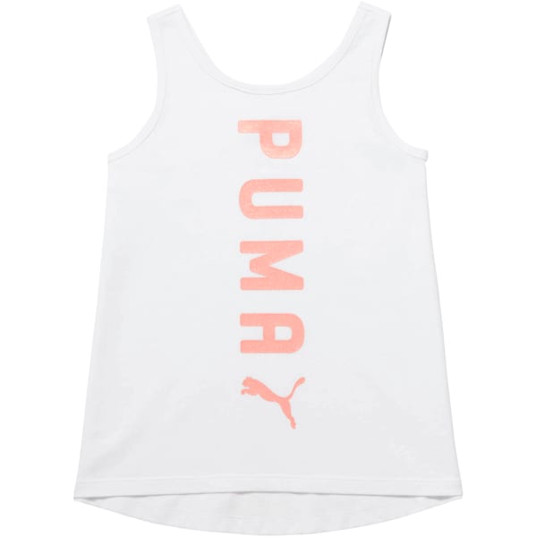 Little Kid's Crossover Fashion Tank, PUMA WHITE, extralarge