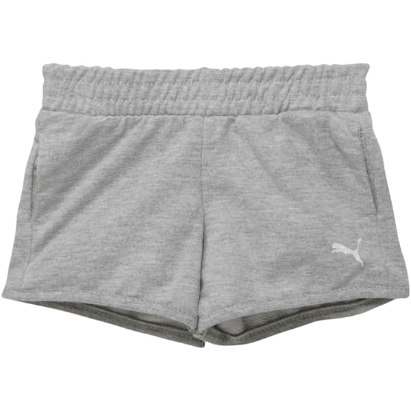 Toddler French Terry Shorts, LIGHT HEATHER GREY, extralarge