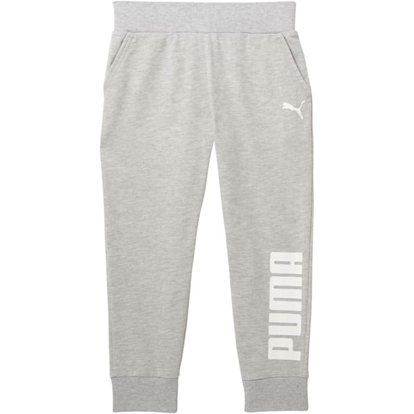 Girls' Capri Joggers JR, LIGHT HEATHER GREY, extralarge