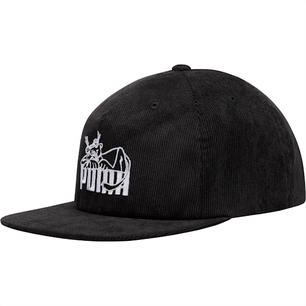 Core Super PUMA Flat Brim Hat, Black, extralarge