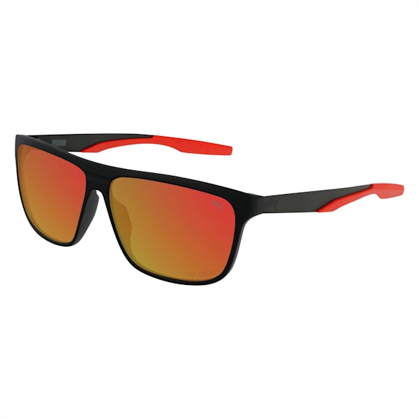 Laguna Sunglasses, BLACK-BLACK-RED, extralarge