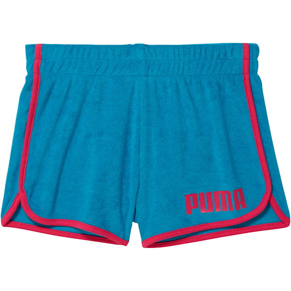 Girls' Fashion Shorts JR, CARRIBEAN SEA, extralarge