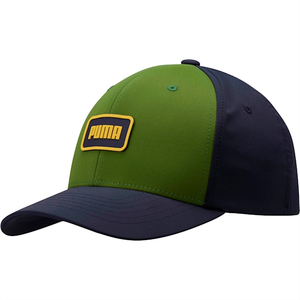 Clutch Flexfit Cap, Navy/Green, extralarge
